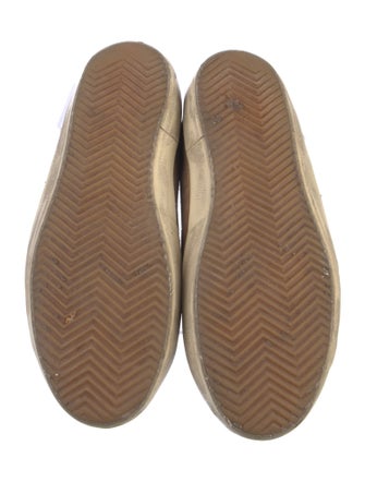 Golden Goose Suede Colorblock Pattern Sneakers