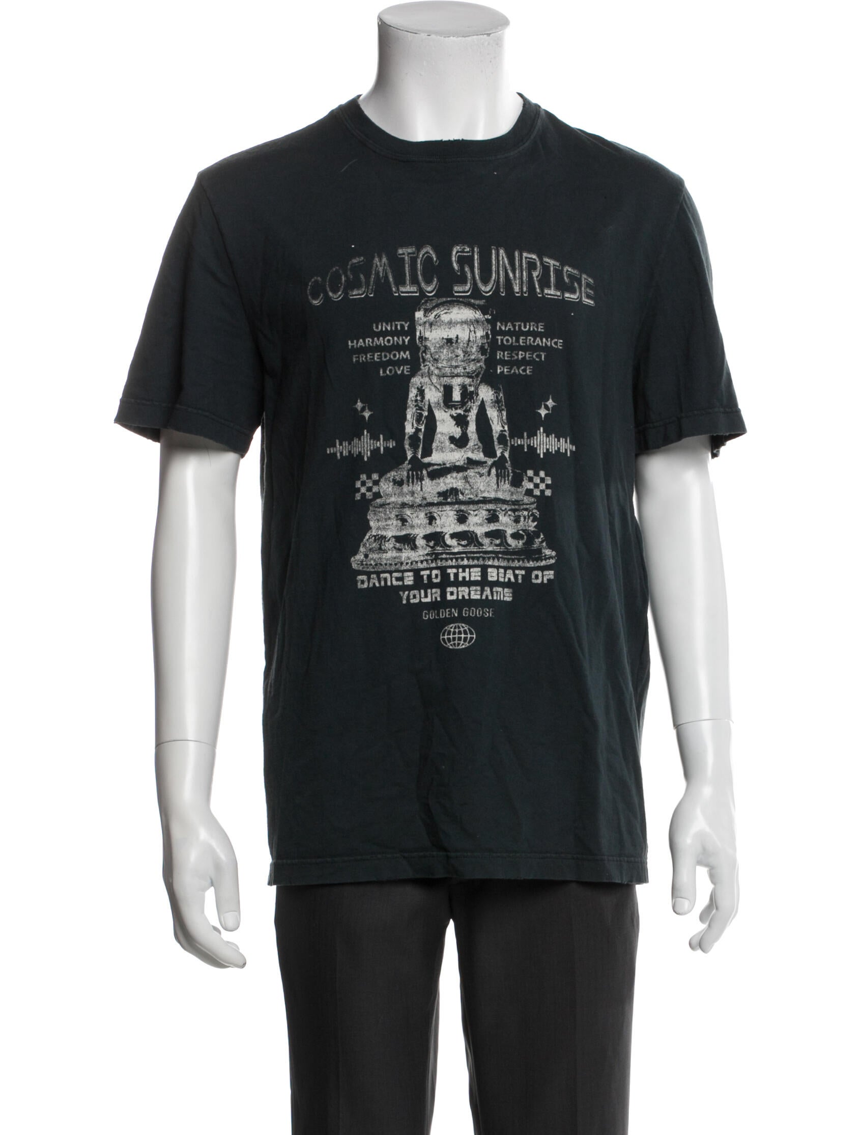 Golden Goose Graphic Print Crew Neck T-Shirt