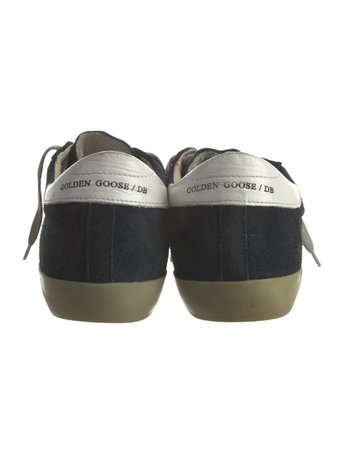 Golden Goose Suede Colorblock Pattern Sneakers