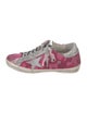 Golden Goose Canvas Printed Sneakers