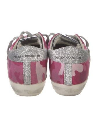 Golden Goose Canvas Printed Sneakers