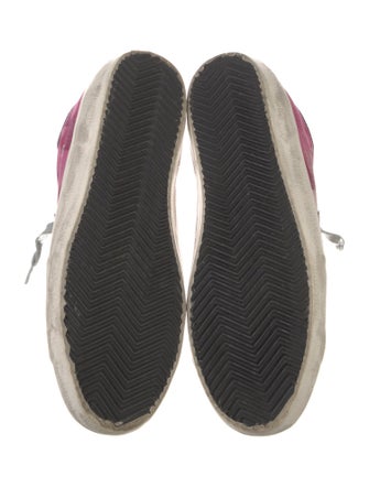 Golden Goose Canvas Printed Sneakers