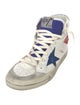 Golden Goose Leather Colorblock Pattern Sneakers