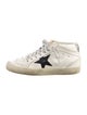 Golden Goose Leather Graphic Print Sneakers