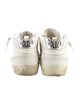 Golden Goose Leather Graphic Print Sneakers