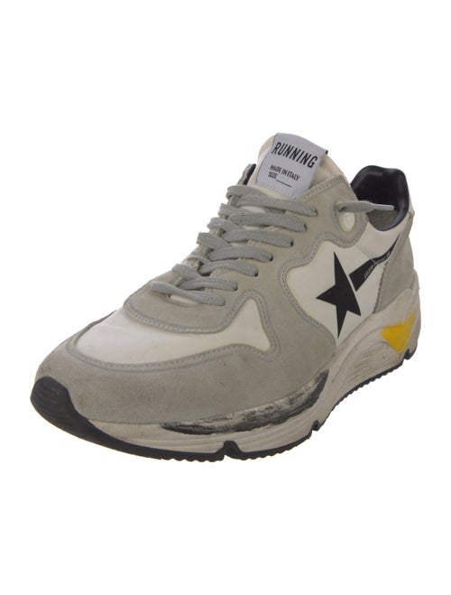 Golden Goose Suede Printed Athletic Sneakers