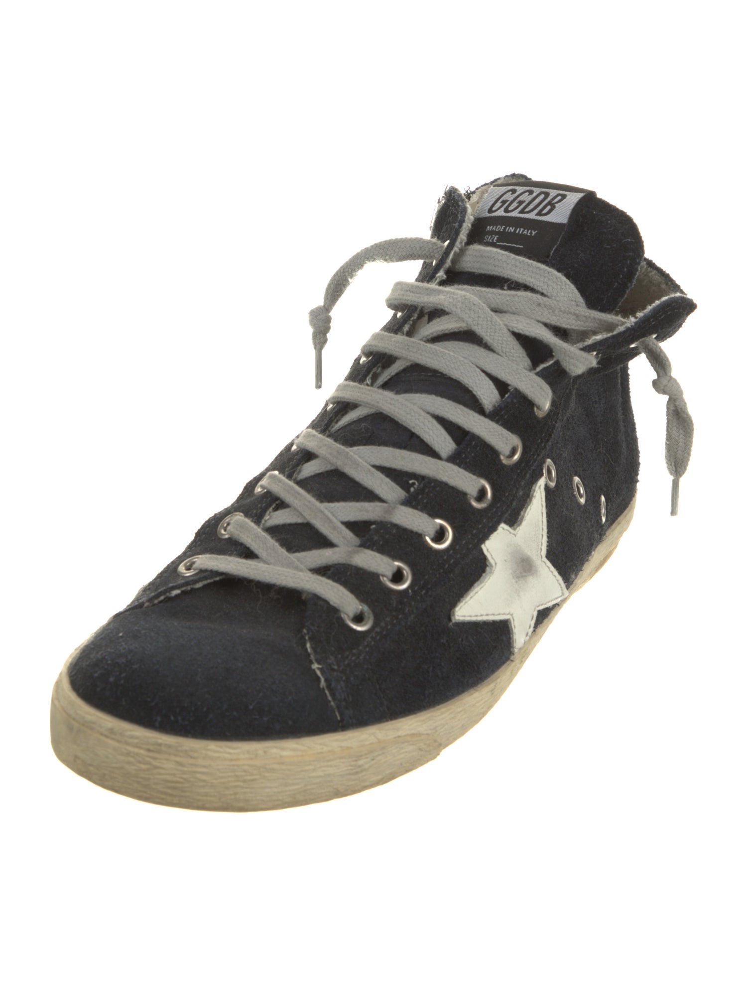 Golden Goose Suede Distressed Accents Sneakers