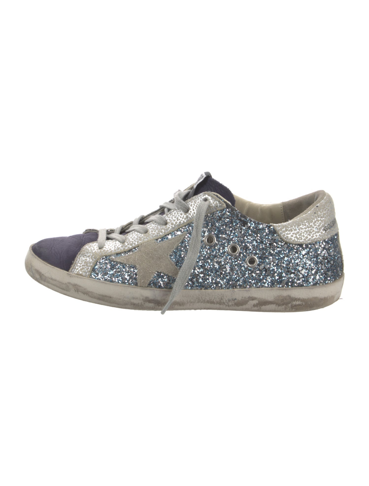 Golden Goose Glitter Glitter Accents Sneakers