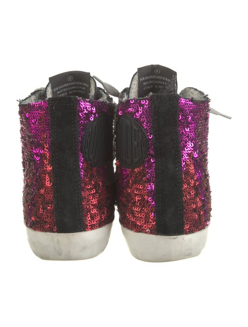 Golden Goose Sequins Colorblock Pattern Sneakers