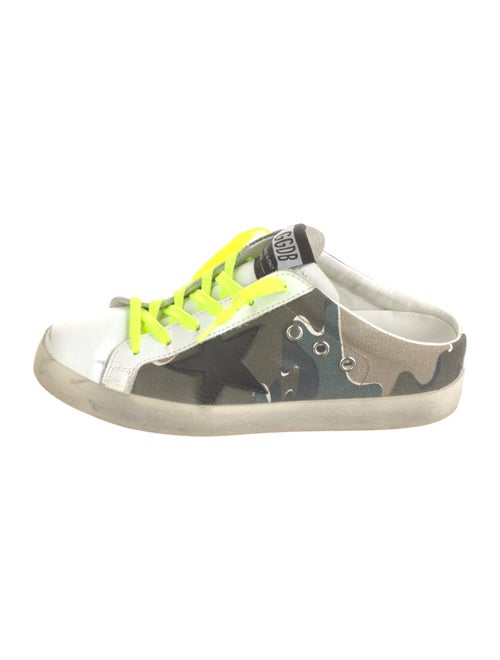 Golden Goose Canvas Printed Sneakers