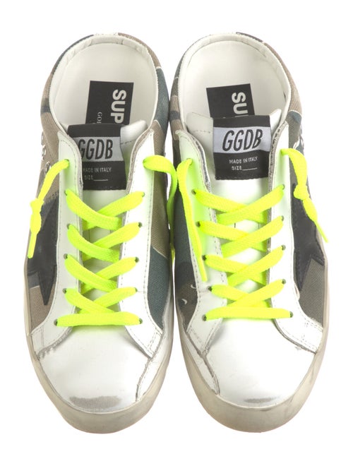 Golden Goose Canvas Printed Sneakers