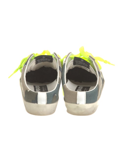 Golden Goose Canvas Printed Sneakers