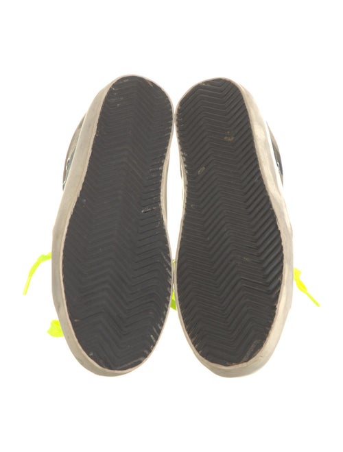 Golden Goose Canvas Printed Sneakers