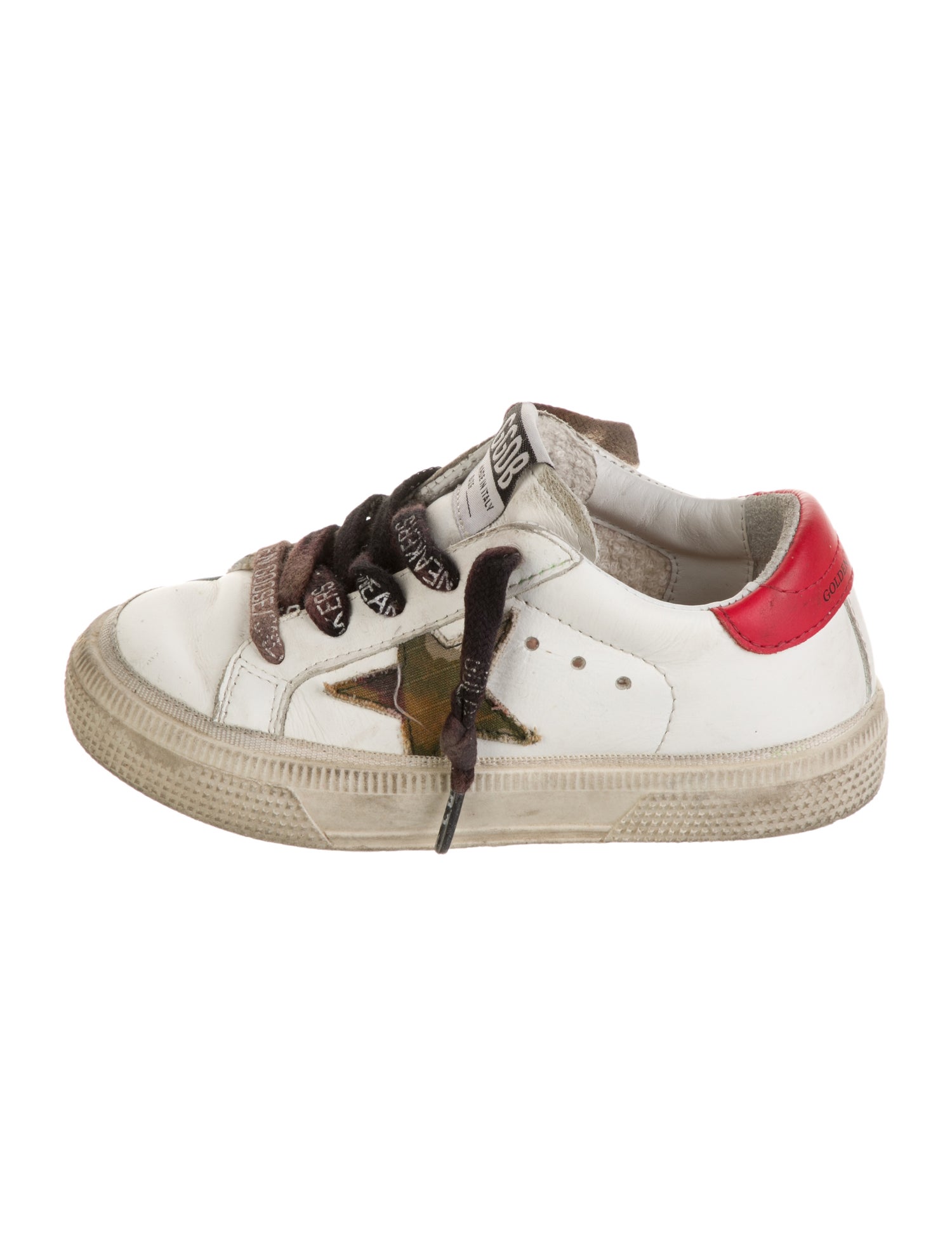 Golden Goose Kids' Leather Low Top Sneakers