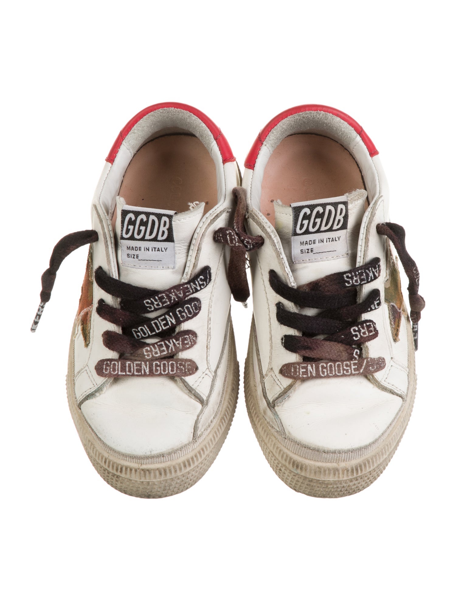 Golden Goose Kids' Leather Low Top Sneakers