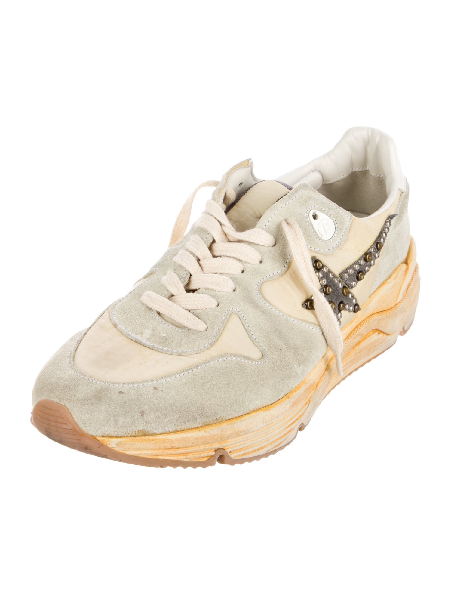 Golden Goose Suede Printed Athletic Sneakers