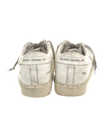 Golden Goose Leather Distressed Accents Sneakers
