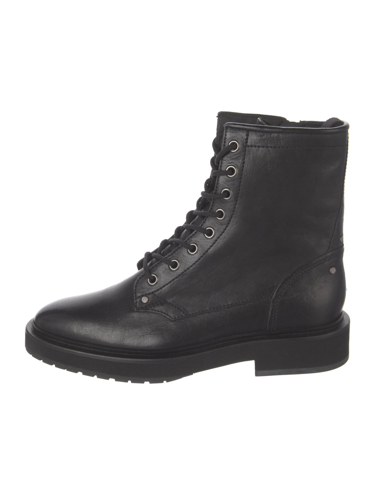 Golden Goose Leather Combat Boots
