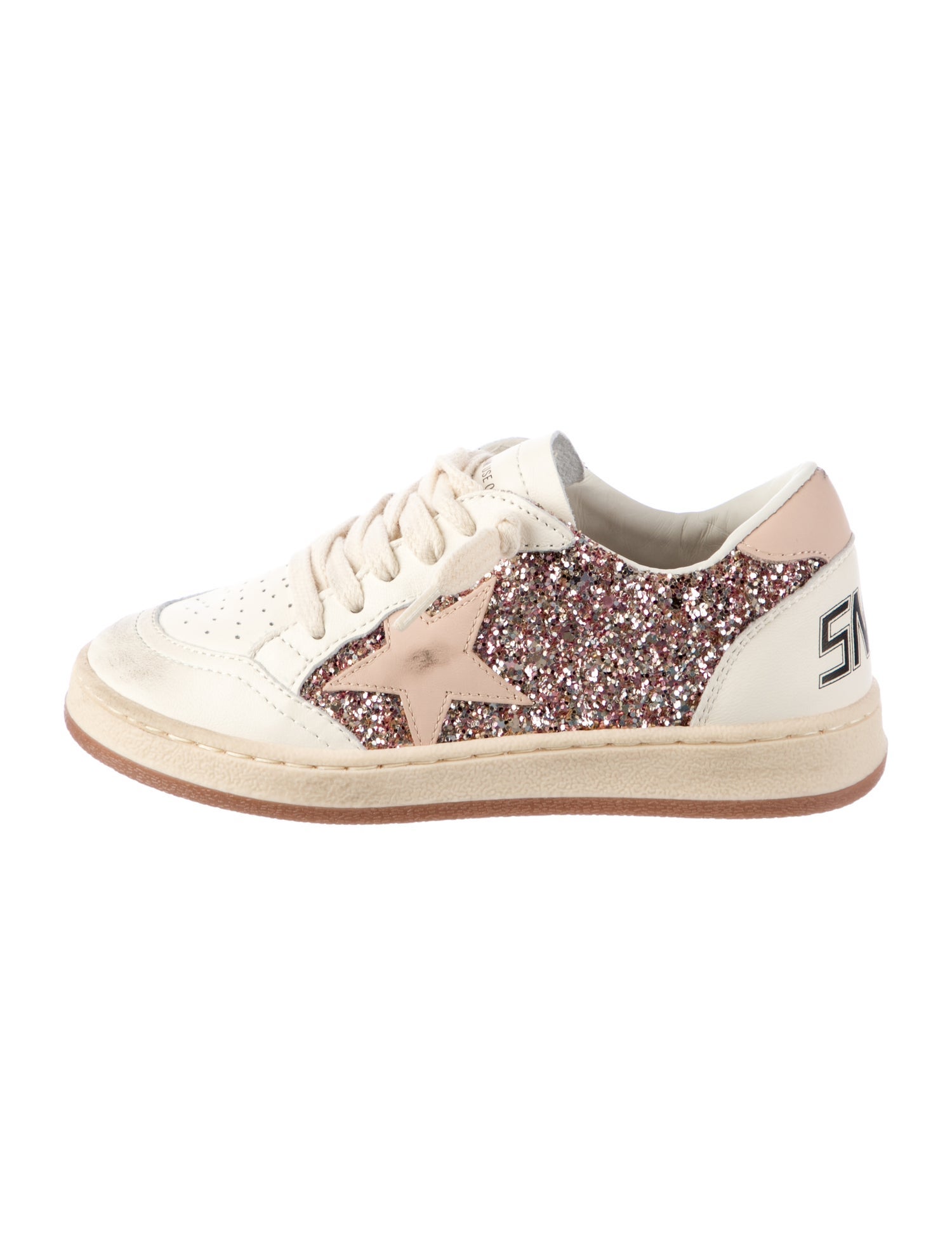 Golden Goose Golden Goose Girls' Glitter Ballstar Sneaker