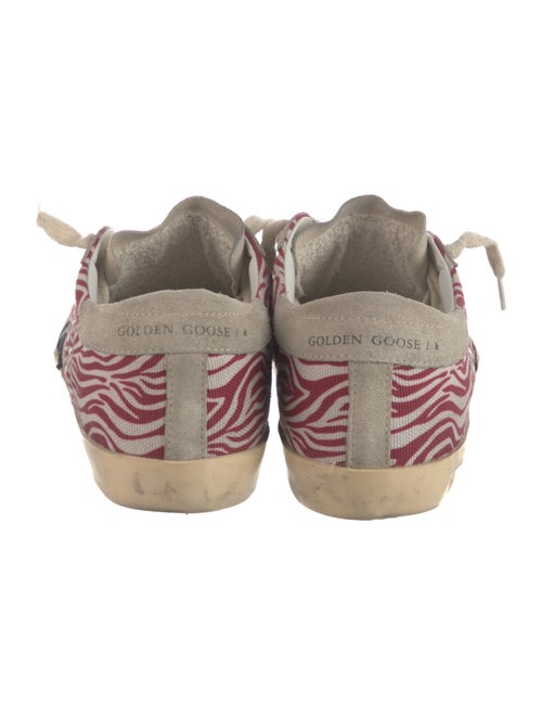 Golden Goose Canvas Printed Sneakers