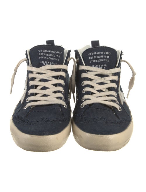 Golden Goose Canvas Printed Sneakers