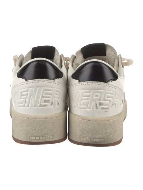 Golden Goose Leather Colorblock Pattern Sneakers