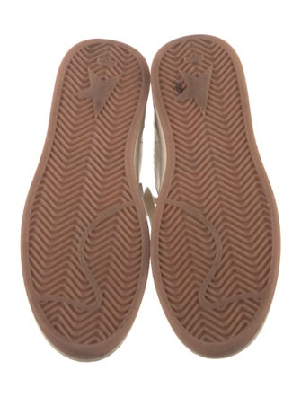 Golden Goose Leather Colorblock Pattern Sneakers