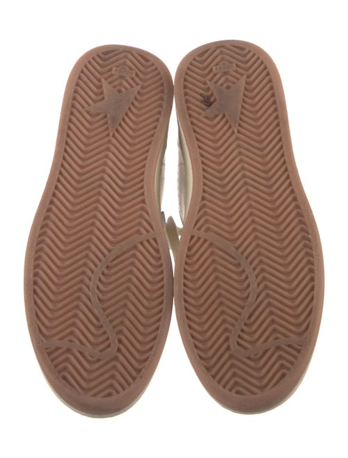 Golden Goose Leather Colorblock Pattern Sneakers