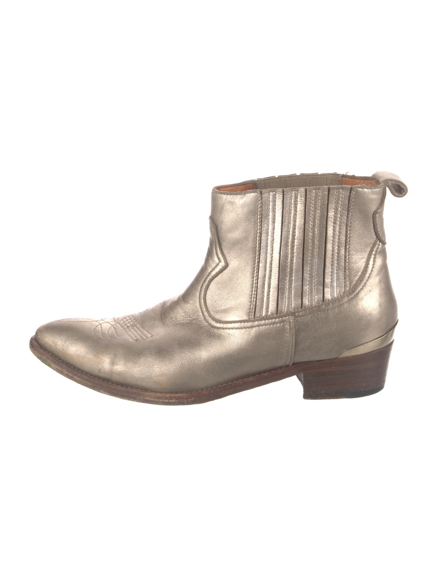 Golden Goose Leather Western Boots