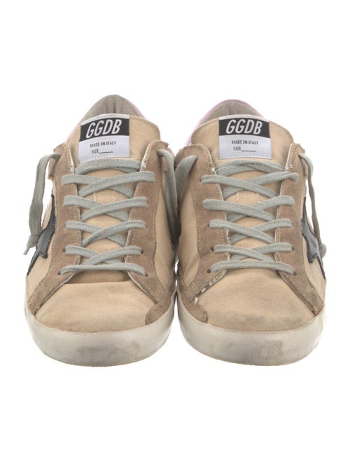 Golden Goose Canvas Colorblock Pattern Sneakers