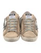 Golden Goose Canvas Colorblock Pattern Sneakers