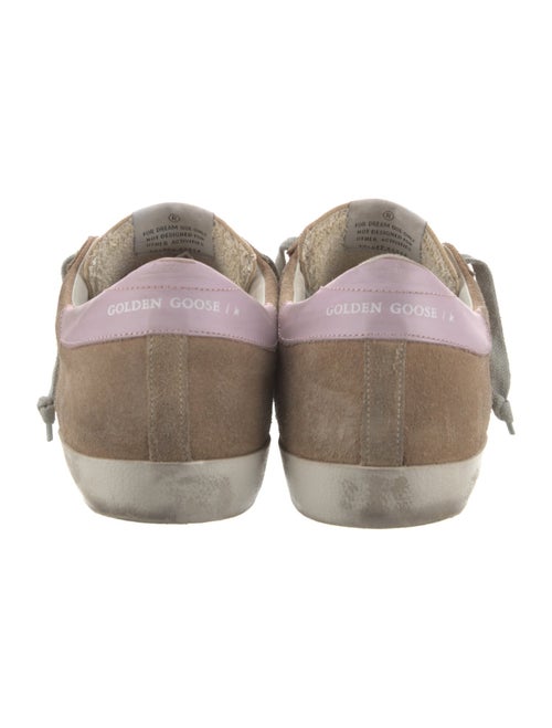 Golden Goose Canvas Colorblock Pattern Sneakers