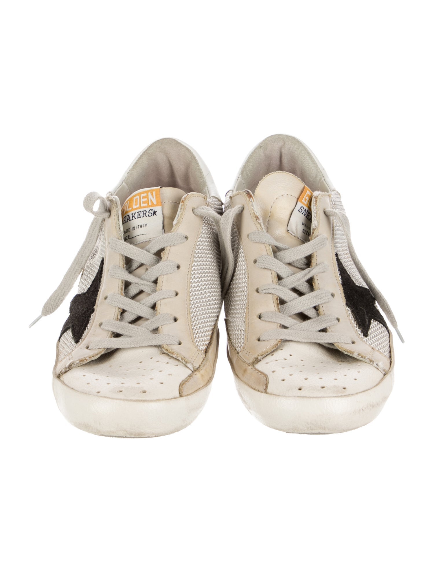 Golden Goose Mesh Printed Sneakers