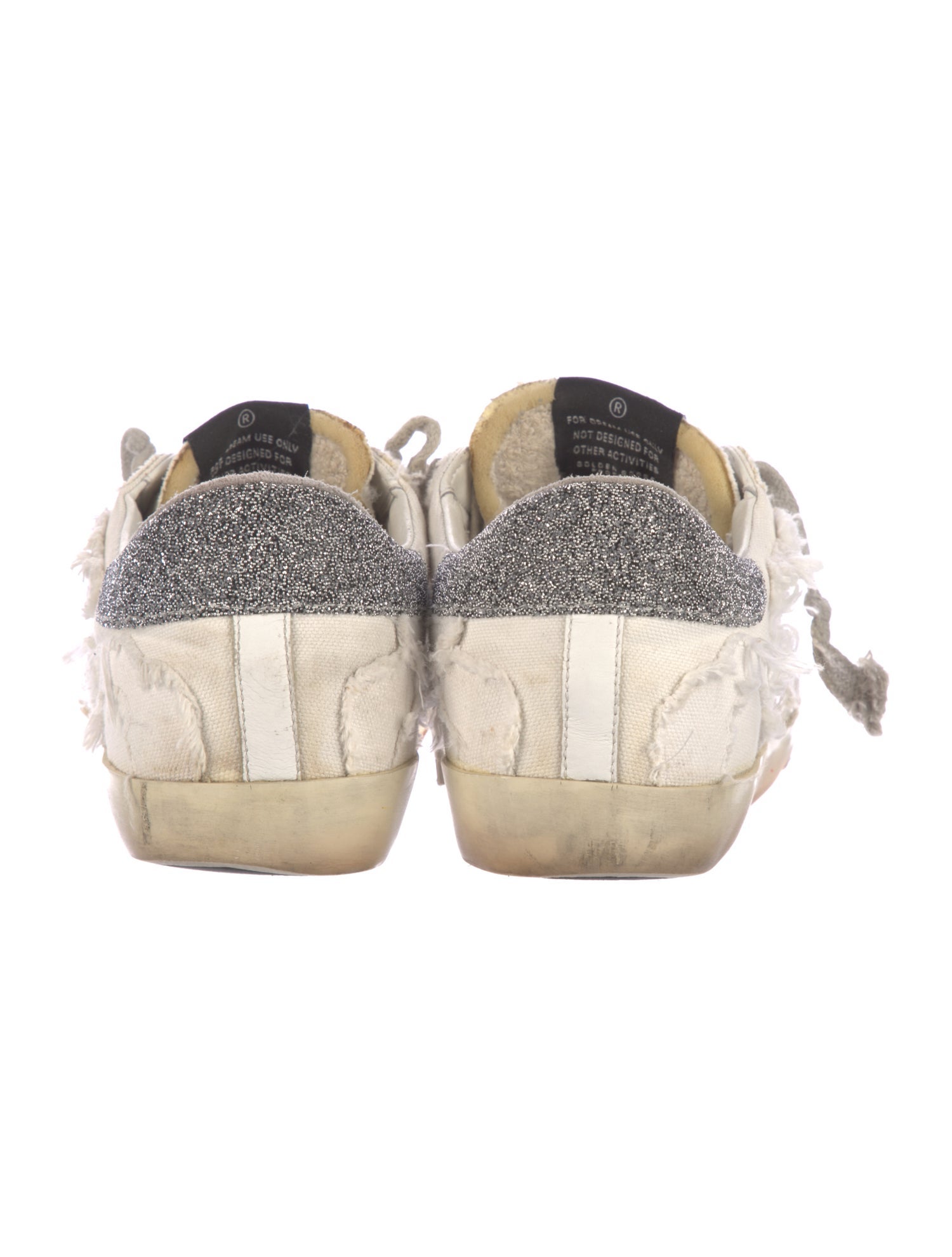 Golden Goose Canvas Colorblock Pattern Sneakers