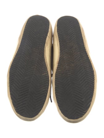 Golden Goose Leather Colorblock Pattern Sneakers