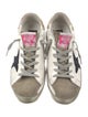 Golden Goose Leather Colorblock Pattern Sneakers