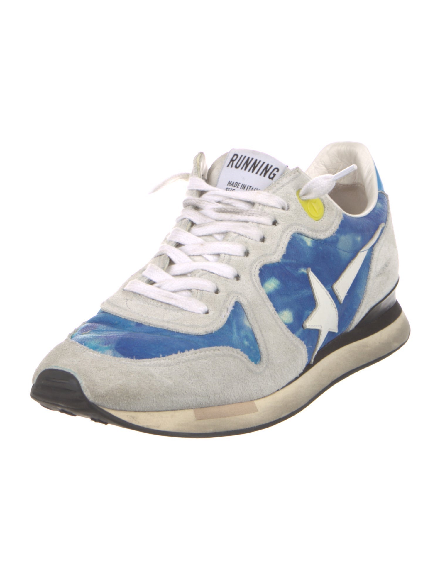 Golden Goose Suede Printed Athletic Sneakers