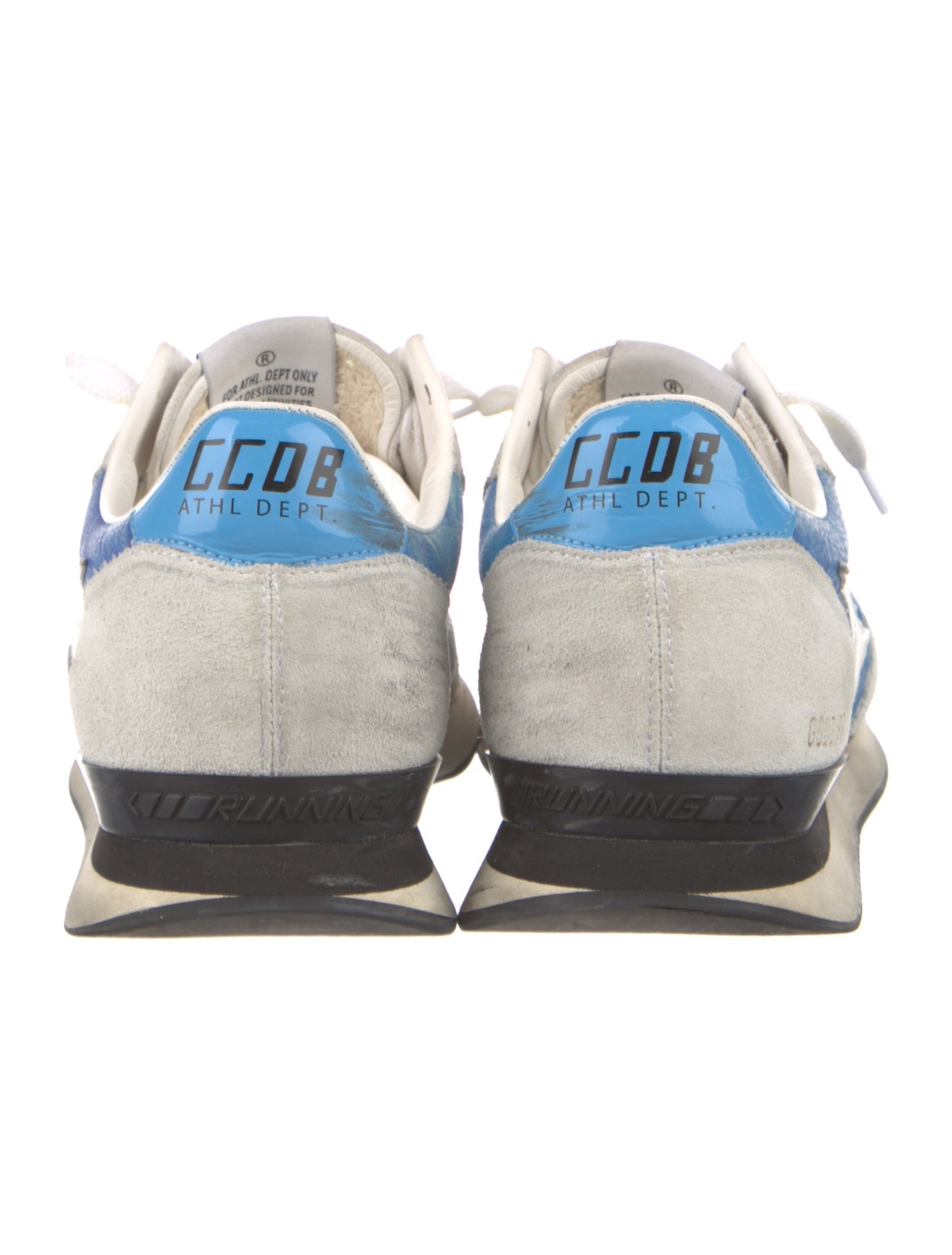 Golden Goose Suede Printed Athletic Sneakers