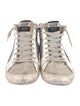 Golden Goose Glitter Colorblock Pattern Sneakers