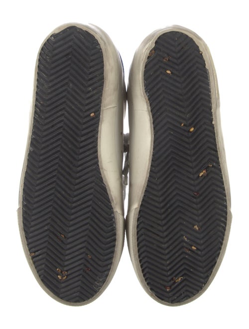 Golden Goose Leather Colorblock Pattern Sneakers