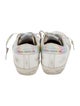 Golden Goose Leather Printed Sneakers