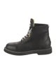 Golden Goose Leather Combat Boots