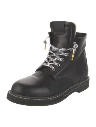 Golden Goose Leather Combat Boots