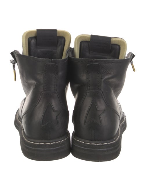 Golden Goose Leather Combat Boots