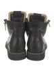 Golden Goose Leather Combat Boots
