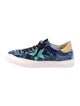 Golden Goose Velvet Printed Sneakers