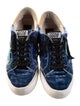 Golden Goose Velvet Printed Sneakers