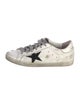 Golden Goose Leather Colorblock Pattern Sneakers