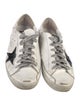 Golden Goose Leather Colorblock Pattern Sneakers