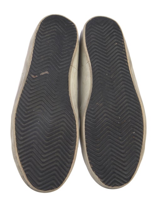 Golden Goose Leather Colorblock Pattern Sneakers